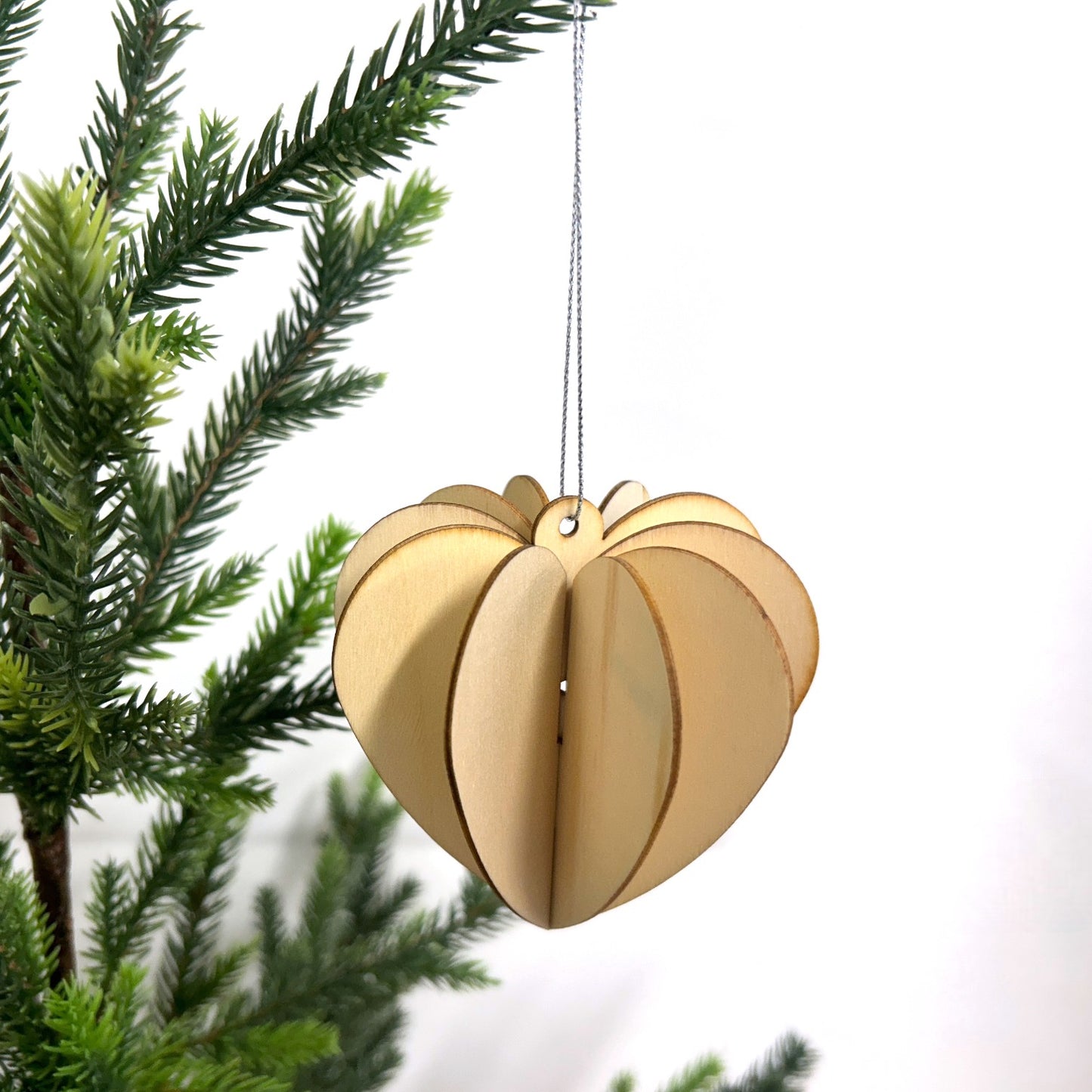 Wood Christmas Ornaments | Eco-Friendly Holiday Decor
