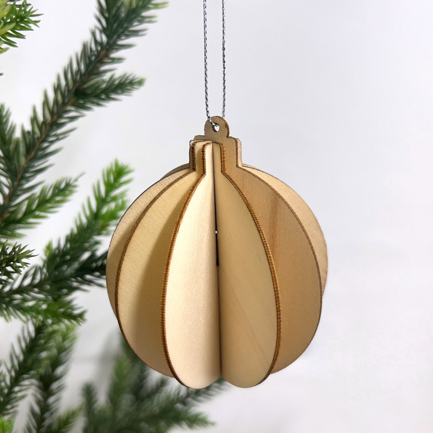 Wood Christmas Ornaments | Eco-Friendly Holiday Decor