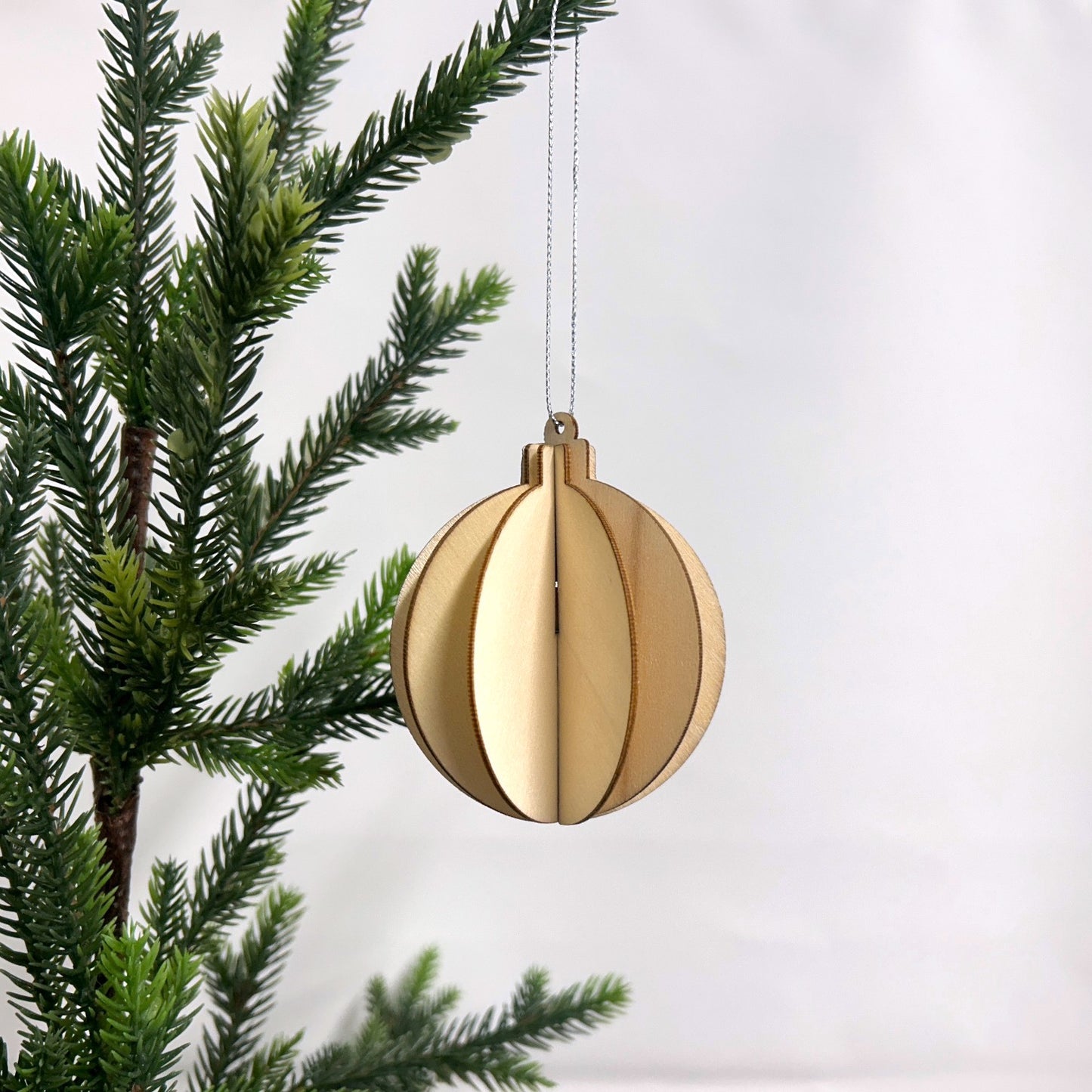Wood Christmas Ornaments | Eco-Friendly Holiday Decor