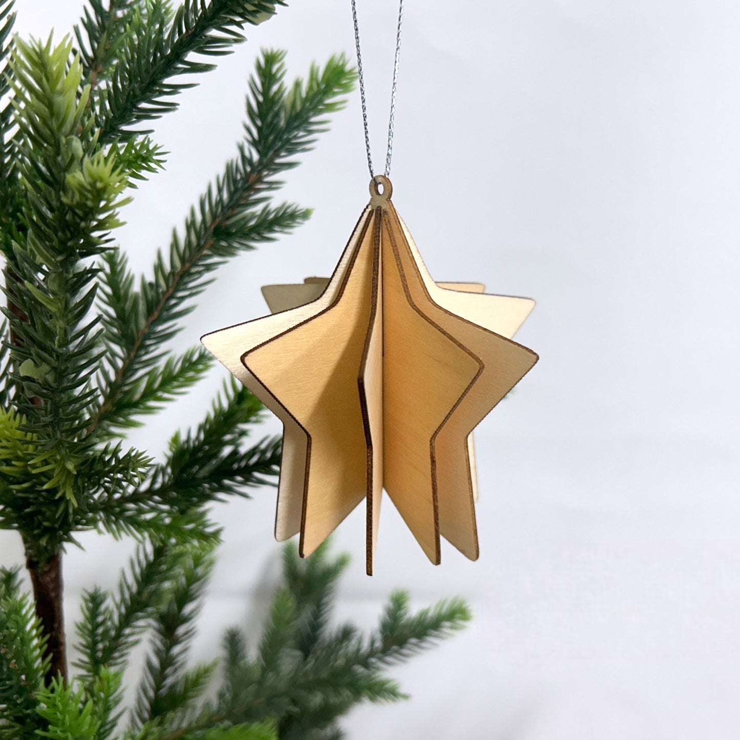 Wood Christmas Ornaments | Eco-Friendly Holiday Decor