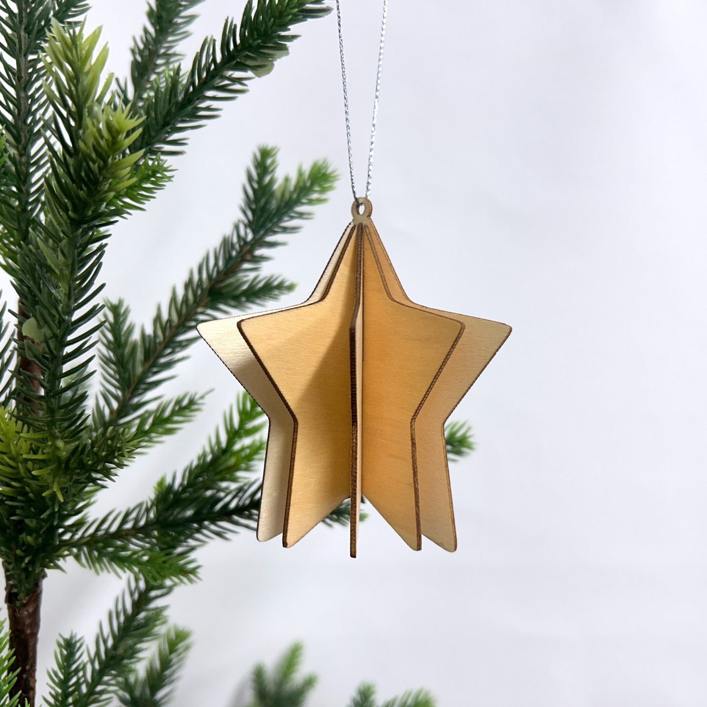 Wood Christmas Ornaments | Eco-Friendly Holiday Decor