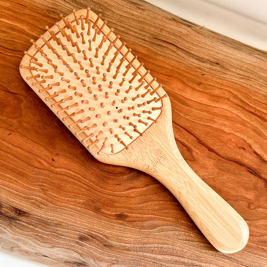 Bamboo Paddle Brush | Rectangle