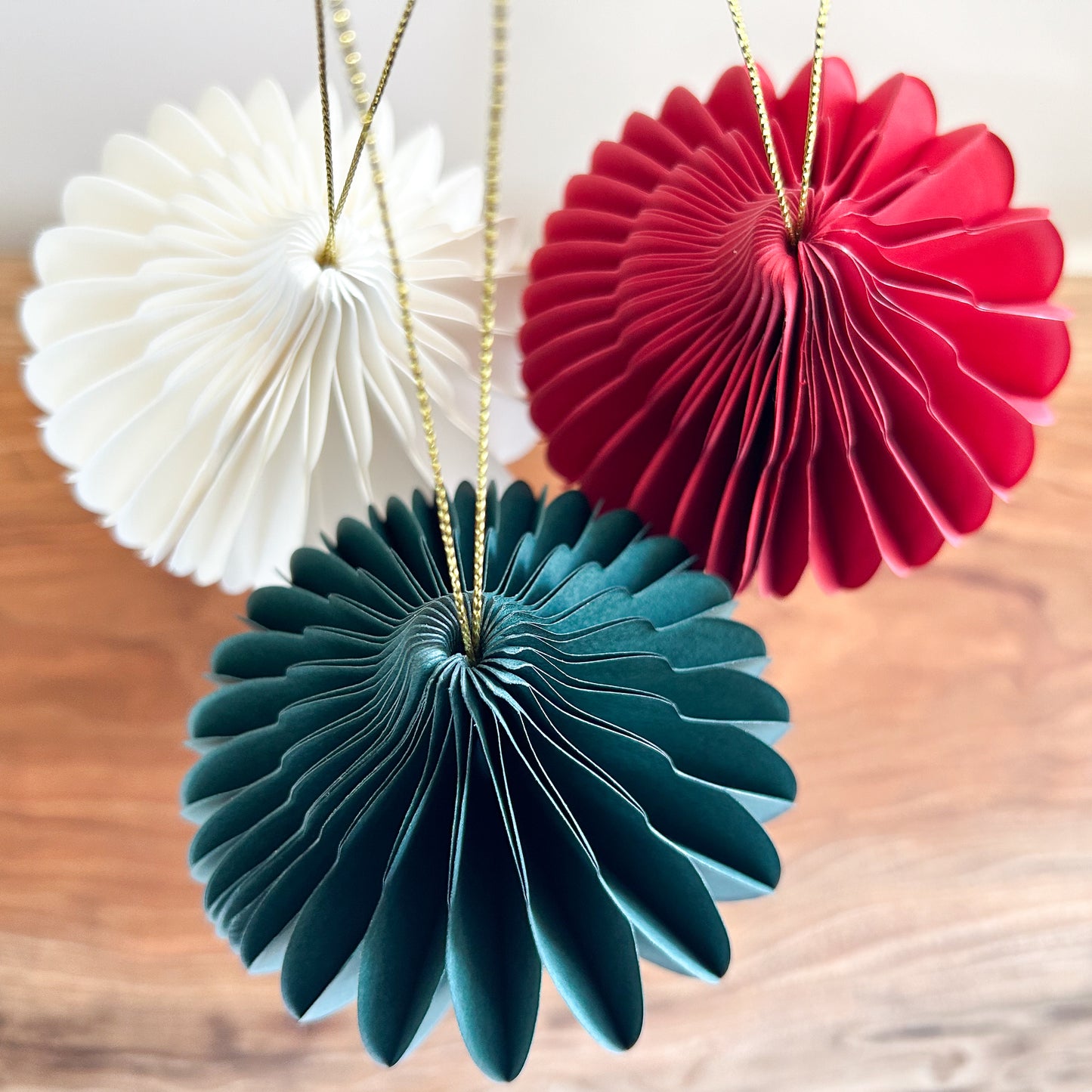 Paper Christmas Ornaments | Eco-Friendly Holiday Decor