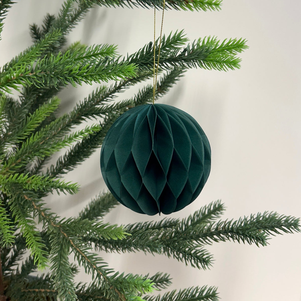 Round Paper Christmas Ornaments | Eco-Friendly Holiday Decor | Ball