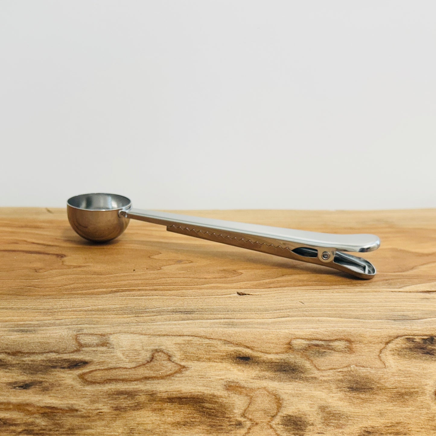 Coffee Spoon with Bag Clip | Stainless Steel Measuring Scoop