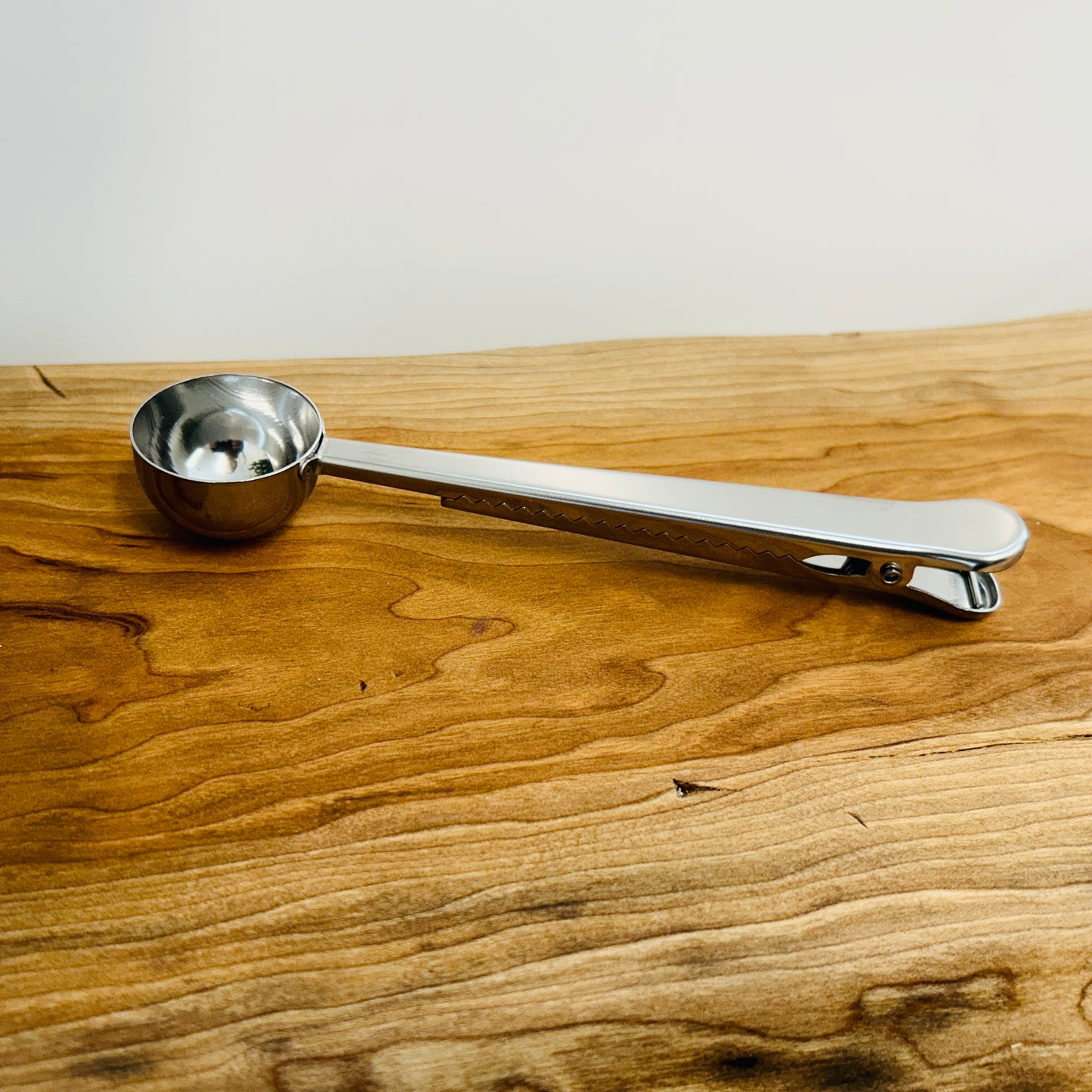 Coffee Spoon with Bag Clip | Stainless Steel Measuring Scoop